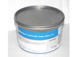 F. DRUK OFFSET 1 KG HUBER WG/ PANTONE REFLEX BLUE