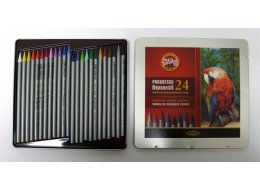 PROGRESSO  KREDKI AKWARELOWE KPL. 24  KOL NR 8784