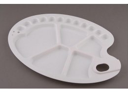 PALETA OWALNA PLASTIKOWA 25 X35 CM NR A-15412
