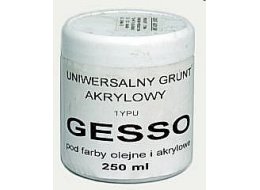 GRUNT AKRYLOWY TYPU GESSO 250 ML