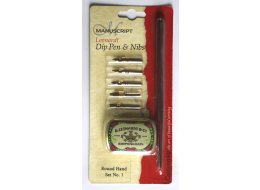 KOMPLET  KALIGRAFICZNY NR 1  MDP2026 ROUND HAND