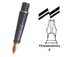 STALÓWKA KALIGRAFICZNA WKRĘCANA 6 ORNAMENTOWA 3.2  MM MSW