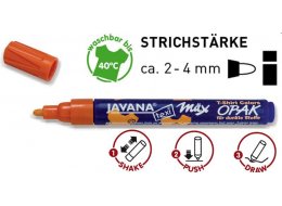JAVANA TEXI MAX OPAK - MARKER DO TK. 92762 ORANGE
