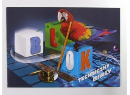 BLOK TECHNICZNY A4 10 KARTEK BIAŁY