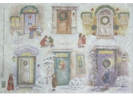  PAPIER RYŻOWY Z NADRUKIEM 35X50 CM NR 5124