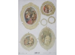  PAPIER RYŻOWY Z NADRUKIEM A4 NR R1029