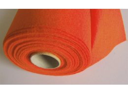 FILC DEKORACYJNY GRUBOŚĆ 1 MM 45X100 CM POMARAŃCZOWY