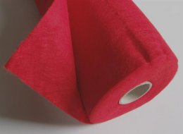 FILC DEKORACYJNY GRUBOŚĆ 1 MM 45X100 CM CZERWONY