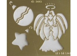 SZABLON  MOTYW ANIOŁ 80 X70 MM