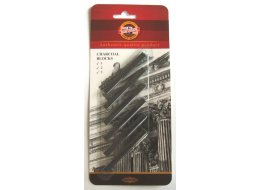 WĘGIEL PRASOWANY ZESTAW MIX 6 SZT  KOH I NOOR NR 8683