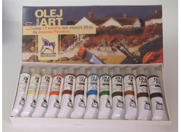 KOMPLET FARB OLEJNYCH OLEJ FOR ART 12 X 20 ML. RENESANS