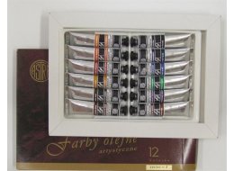 FARBY OLEJNE KOMPLET NR 2 12 X 18 ML ASTRA 