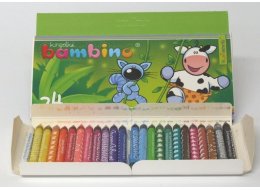 KREDKI ŚWIECOWE BAMBINO 24 KOLORY ST MAJEWSKI