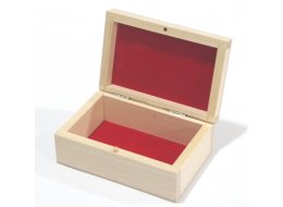 KASETKA Z CZERWONYM FLOKIEM 10 X 8 X 5 CM 