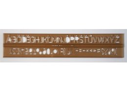 SZABLON LITEROWO - CYFROWY  NR 748014