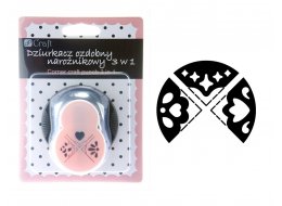 DZIURKACZ OZDOBNY NAROŻNIKOWY 3 W 1  NR 002