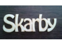 ORNAMENT SKARBY SKLEJKA 3 MM 11,5 X 4 CM M080
