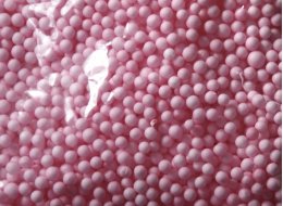 MINI KULECZKI ZE STYROPIANU 4-6 MM OPAKOWANIE 8 G RÓŻOWE