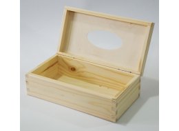Chustecznik prostokątny otwierany 25,5 x 13,5 x 8,5 cm