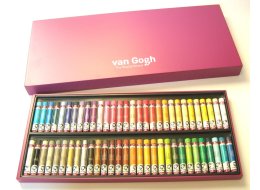 VAN GOGH PASTELE OLEJNE KPL 60 KOLORÓW TALENS OPAKOWANIE DREWNIANE
