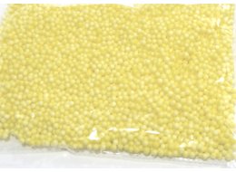 MINI KULECZKI ZE STYROPIANU 3 MM OPAKOWANIE 13 G ŻÓŁTE