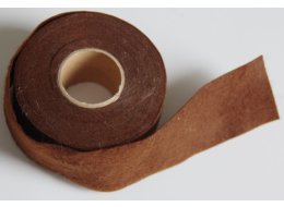WSTĄŻKA FILCOWA 4 CM X 6 M BRĄZOWA