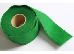 WSTĄŻKA FILCOWA 4 CM X 6 M ZIELONA