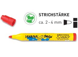 JAVANA TEXI MAX SUNNY MEDIUM - MARKER DO TKANIN 90771 SCHWARZ