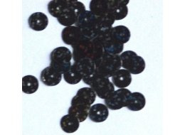 CEKINY OKRĄGŁE Z DZIURKĄ 8 MM  OPAKOWANIE 15  G CZARNE BROKATOWE