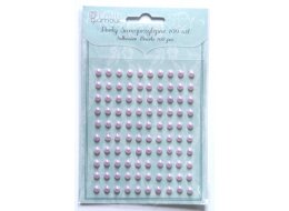 PERŁY SAMOPRZYLEPNE 5MM OP 100 SZT LILAC