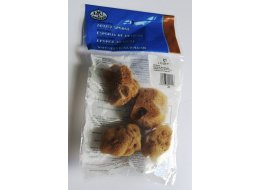 GĄBKA NATURALNA KOMPLET 4 SZT NR R2111