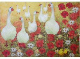 PAPIER RYŻOWY ARTE GĘSI 30X45 CM NR 2CR209
