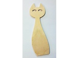 ZAKŁADKA DO KSIĄŻKI KOT  DREWNIANY 