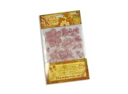 AKRYLOWY STEMPEL ZESTAW KWIATY  12,7x17,8 CM STAMPERIA