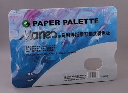 PALETA PROSTOKĄTNA PAPIEROWA ZRYWALNA 25 ARKUSZY 23X30 CM  NR A-15318