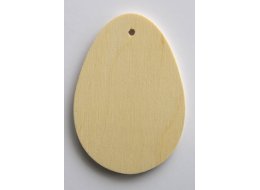 DREWNIANY DEKOR JAJKO 5 X 7 CM