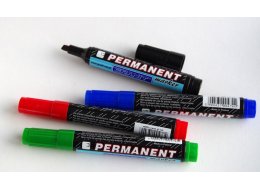 MARKER PERMANENTNY GRANIT KOŃCÓWKA ŚCIĘTA Czarny