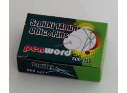 SZPILKI KRÓTKIE 14 MM OPAKOWANIE 500 SZT