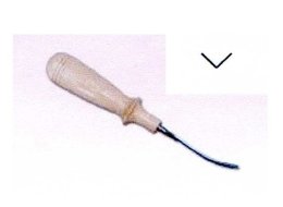 DŁUTO SNYCERSKIE KSZTAŁTOWE KĄTOWE 4 MM NR 204