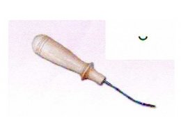 DŁUTO SNYCERSKIE KSZTAŁTOWE PÓŁOKRĄGŁE 2 MM UGIĘTE NR 206