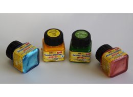 PORCELANA + SZKŁO - BROKATOWE 20 ML. 16283 CZERWONY BROKATOWY