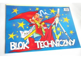 BLOK TECHNICZNY A3 10 KARTEK BIAŁY