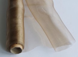 ORGANZA ROLKA 36 CM X 9 M JASNY BRĄZ