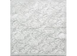 SERWETKA ORNAMENT SREBRNY 001705