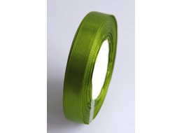WSTĄŻKA ATŁASOWA 15 MM ZIELONA OLIWKA