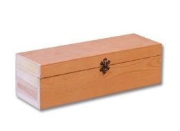 SKRZYNKA DREWN. NA 1 WINO 35,5 X 10,5 X 10 CM 292