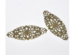 DEKOR METALOWY 3,5 X 8 CM 509-022