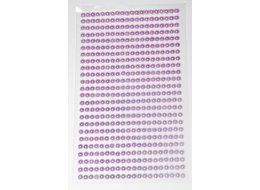 PERŁY SAMOPRZYLEPNE 4 MM OP 480 SZT PASTELOWY FIOLET