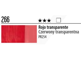 MAIMERI ACRYLICO 200 ML 266 CZERWONY TRANSPARENTNY