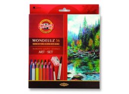 MONDELUZ KREDKI AKWARELOWE KPL. ART 36 KOL NR 3712
